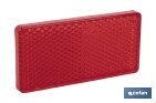 Adhesive rectangular reflector | Approved product | Available in 3 different colours | Size: 71 x 35 mm - Cofan