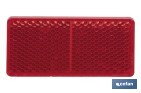 Adhesive rectangular reflector | Approved product | Available in 3 different colours | Size: 71 x 35 mm - Cofan
