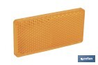 Adhesive rectangular reflector | Approved product | Available in 3 different colours | Size: 71 x 35 mm - Cofan