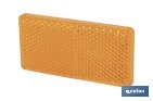 Adhesive rectangular reflector | Approved product | Available in 3 different colours | Size: 71 x 35 mm - Cofan