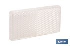 Adhesive rectangular reflector | Approved product | Available in 3 different colours | Size: 71 x 35 mm - Cofan