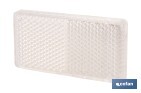 Adhesive rectangular reflector | Approved product | Available in 3 different colours | Size: 71 x 35 mm - Cofan
