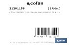 Adhesive rectangular reflector | Approved product | Available in 3 different colours | Size: 71 x 35 mm - Cofan