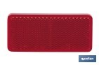 Adhesive rectangular reflector | Approved product | Available in 3 different colours | Size: 94 x 44 mm - Cofan