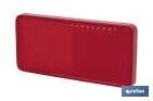 Adhesive rectangular reflector | Approved product | Available in 3 different colours | Size: 94 x 44 mm - Cofan