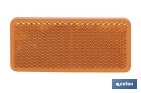 Adhesive rectangular reflector | Approved product | Available in 3 different colours | Size: 94 x 44 mm - Cofan