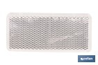 Adhesive rectangular reflector | Approved product | Available in 3 different colours | Size: 94 x 44 mm - Cofan