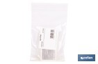 Adhesive rectangular reflector | Approved product | Available in 3 different colours | Size: 94 x 44 mm - Cofan