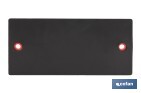 Rectangular reflector with holes | Screws not included | Approved product | Available in 3 different colours | Size: 106 x 50 mm - Cofan