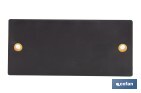 Rectangular reflector with holes | Screws not included | Approved product | Available in 3 different colours | Size: 106 x 50 mm - Cofan