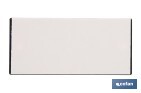 Rectangular reflector with 2 holes and adhesive backing | Screws not included | Approved product | Available in 3 different colours | Size: 106 x 50 mm - Cofan