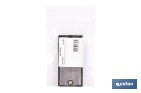 Rectangular reflector with 2 holes and adhesive backing | Screws not included | Approved product | Available in 3 different colours | Size: 106 x 50 mm - Cofan
