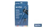 Pistolet à silicone professionnel | Pistolet pour scellant en aluminium | Pour cartouches de 310 ml - Cofan