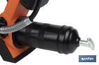 Pistola engrasadora a batería | Batería Li-ion 21 V 2 Ah | Presión máxima: 690 bar | Adecuada para cartuchos de 400 ml - Cofan
