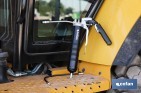 Bomba de engrase profesional de doble pistón | Capacidad: 400 g | Alta presión 6000 PSI - Cofan