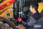 Bomba de engrase profesional de doble pistón | Capacidad: 400 g | Alta presión 6000 PSI - Cofan