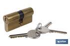 SHORT CAM CYLINDER, IDENTICAL KEYS (BRASS)