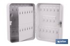 Armario metálico para llaves con cerradura | Incluye 2 llaves y kit de fijación | Disponible para 20, 40, 60 y 80 llaves - Cofan