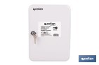 Armario metálico para llaves con cerradura | Incluye 2 llaves y kit de fijación | Disponible para 20, 40, 60 y 80 llaves - Cofan