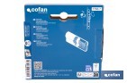 Cilindro de perfil europeo con acabado en níquel | Disponible en diferentes medidas - Cofan