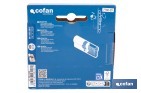 Cilindro de perfil europeo con acabado en níquel | Disponible en diferentes medidas - Cofan
