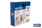 Cilindro Ovalado de perfil ovalado en acabado latón | Varias medidas disponibles - Cofan
