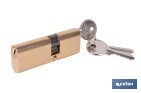 Cilindro Ovalado de perfil ovalado en acabado latón | Varias medidas disponibles - Cofan