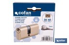 Cilindro Ovalado de perfil ovalado en acabado latón | Varias medidas disponibles - Cofan
