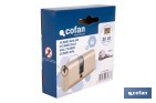 Cilindro Ovalado de perfil ovalado en acabado latón | Varias medidas disponibles - Cofan