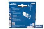 Cilindro de Seguridad de perfil europeo en acabado níquel | Varias medidas disponibles - Cofan