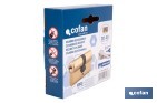Cilindro de Seguridad de perfil europeo con llaves iguales (serie AAA) | Disponible en acabado latón con varias medidas disponibles - Cofan