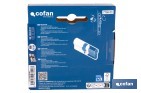 Cilindro de Seguridad de perfil europeo en acabado níquel | Varias medidas disponibles - Cofan