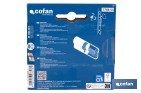 Cilindro de Seguridad de perfil europeo en acabado níquel | Varias medidas disponibles - Cofan
