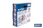 Cilindro Alta Seguridad de perfil europeo en acabado níquel | Varias medidas disponibles - Cofan