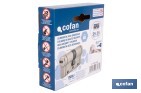 Cilindro Alta Seguridad de perfil europeo en acabado níquel | Varias medidas disponibles - Cofan