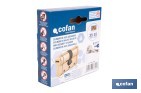 Cilindro de alta seguridad de perfil europeo con acabado en latón | Disponible en diferentes medidas - Cofan