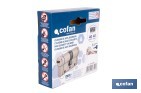 Cilindro Alta Seguridad de perfil europeo en acabado níquel | Varias medidas disponibles - Cofan