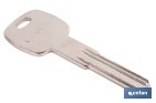 Llave en bruto para cilindros de alta seguridad | Perfil exclusivo Cofan | Copia controlada - Cofan