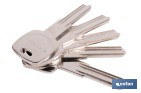 Llave en bruto para cilindros de alta seguridad | Perfil exclusivo Cofan | Copia controlada - Cofan