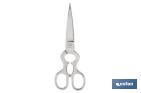 TIJERAS DE PESCADO | ADECUADAS PARA USO PROFESIONAL | HOJAS DE ACERO INOXIDABLE | LONGITUD: 21 CM | IDEALES PARA CORTE PRECISO DE ALIMENTOS