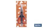 Tijeras de cocina multiusos con mango antideslizante | Hojas de acero inoxidable | Longitud: 21,5 cm | Perfectas para cortar, partir nueces y abrir botellas - Cofan