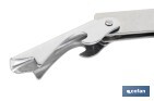 Sacacorchos con abridor | Material: Acero inoxidable | Adecuado para uso profesional | Diseño compacto y duradero | Longitud: 14 cm - Cofan