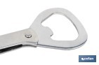Sacacorchos con abridor | Material: Acero inoxidable | Adecuado para uso profesional | Diseño compacto y duradero | Longitud: 14 cm - Cofan