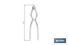 Cascanueces de acero inoxidable | Adecuado para frutos secos | Material: Acero inoxidable AISI 420 | Longitud: 18 cm - Cofan