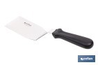 Espátula acodada de acero inoxidable | Perfecta para barbacoas, parrillas y planchas | Mango resistente y ergonómico - Cofan
