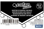 Mortero de madera de abedul con maza. Diámetro: Ø14 cm. Ideal para machacar alimentos - Cofan