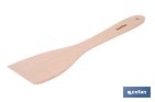Paleta de madera de haya sin ranuras | Longitud: 30 cm | Ideal para remover y mezclar - Cofan