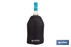 Funda enfriadora para botellas de vino y cava | Gel refrigerante integrado | Tamaño universal - Cofan