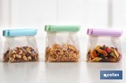 Set de 6 clips cierra bolsas con 2 tamaños diferentes para conservar alimentos - Cofan