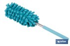 Plumero de microfibra con mango telescópico extensible de 27 a 76 cm. Ideal para altura y rincones - Cofan